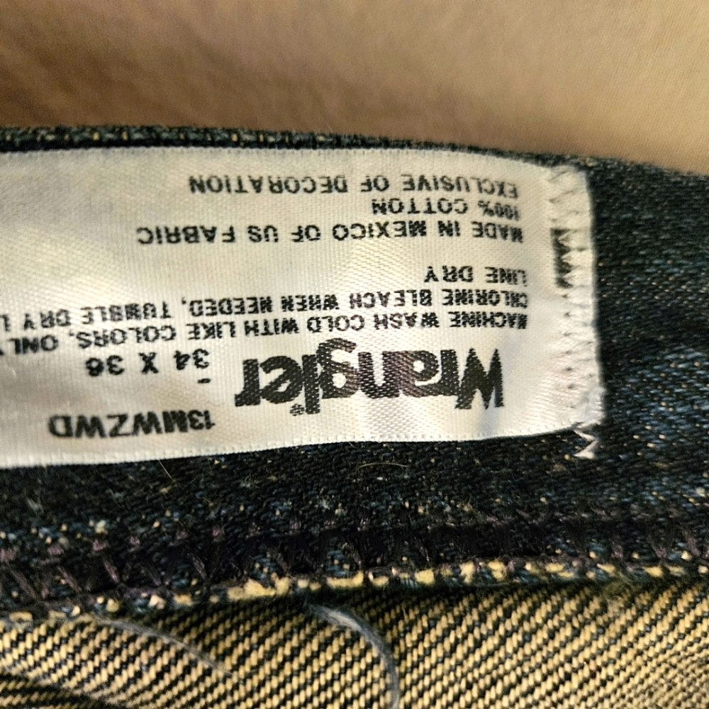 Wrangler Jeans 34x36 Dark blue denim